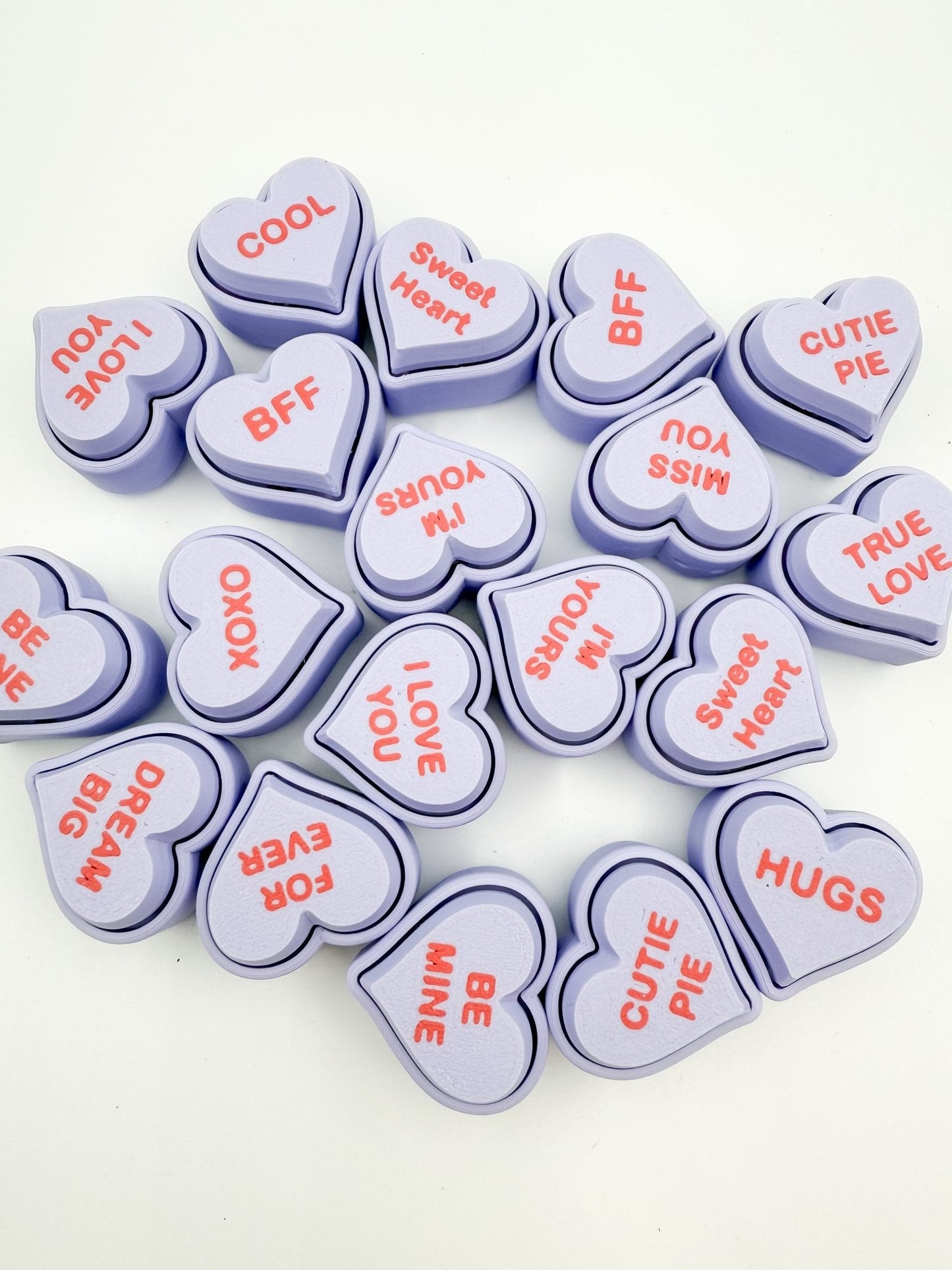 Mystery Pack Conversation Heart Clickers