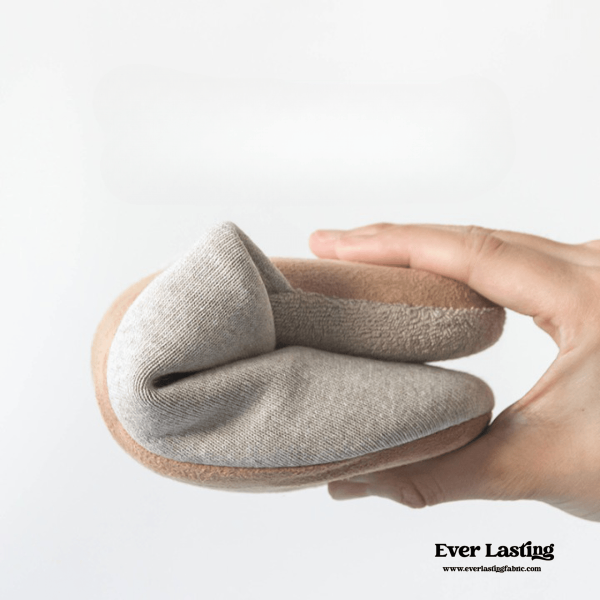 Open Toe Cotton House Slipper / Pink