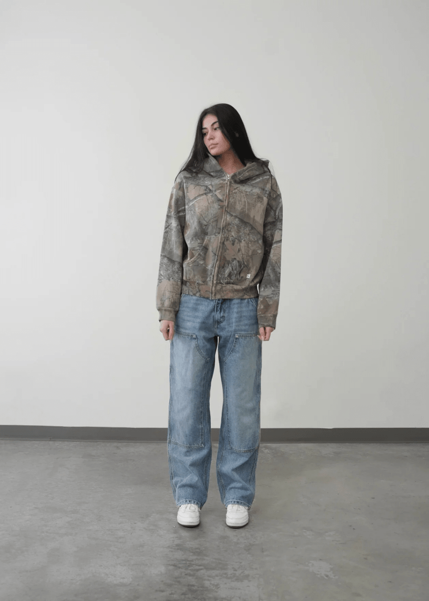 Urban Camo Retro Hoodie