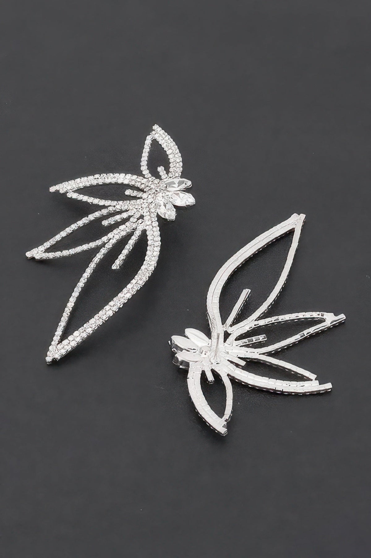 Rhinestone Flower Earring
