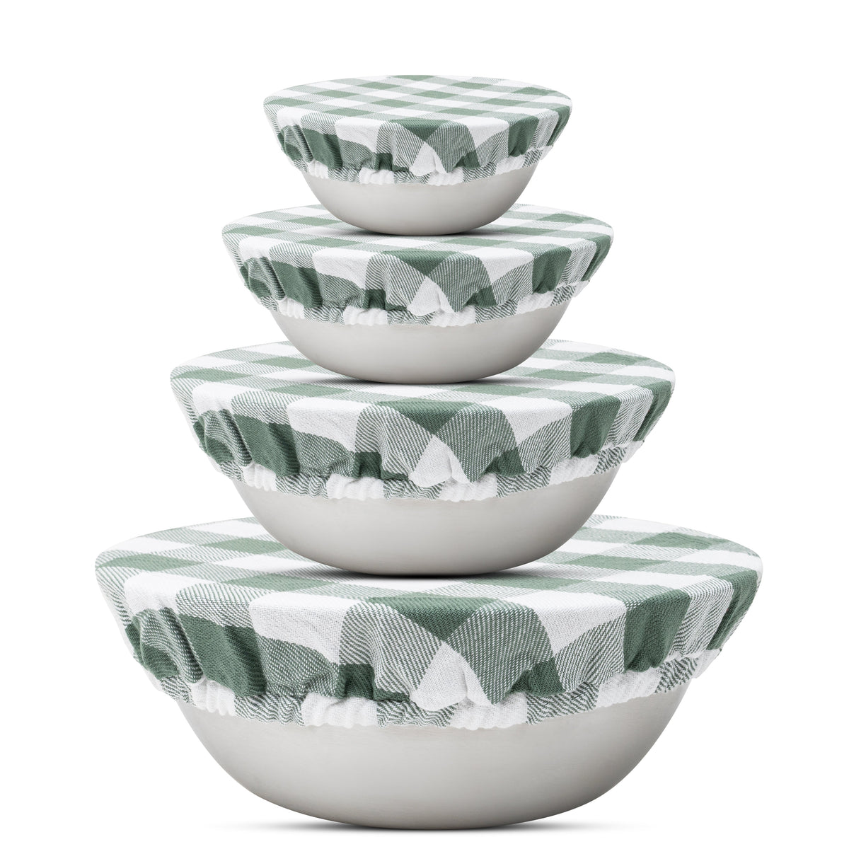Cloth Bowl Covers – Reusable Linen Food Covers with Elastic