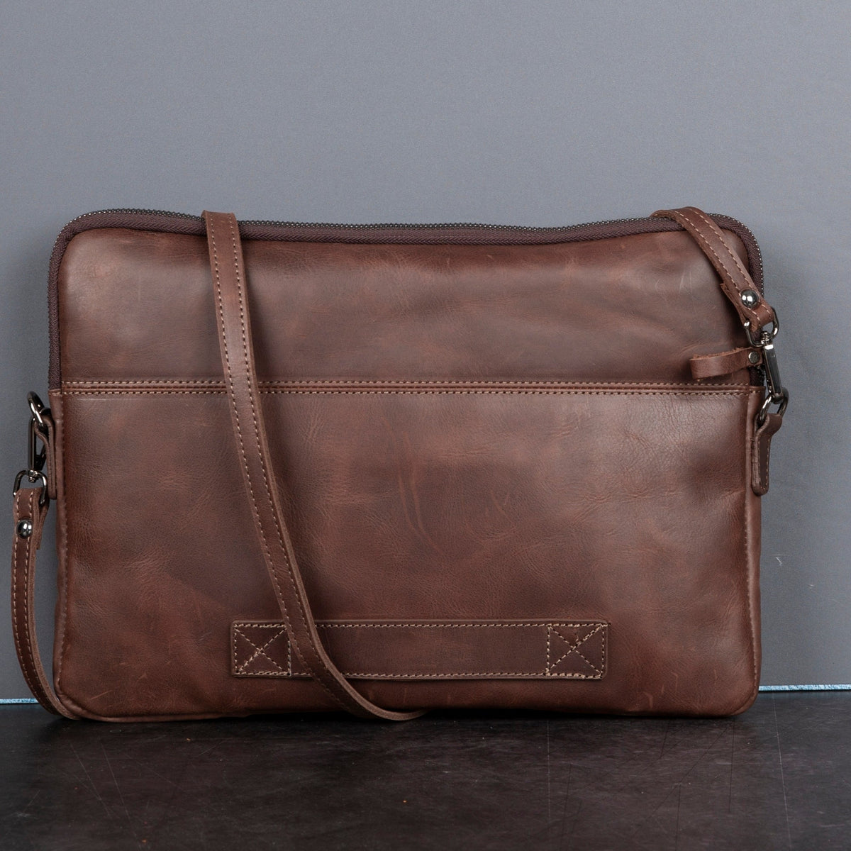 Seward Leather Laptop Bag with Shoulder Strap - MacBook Sleeve 14" & 16"