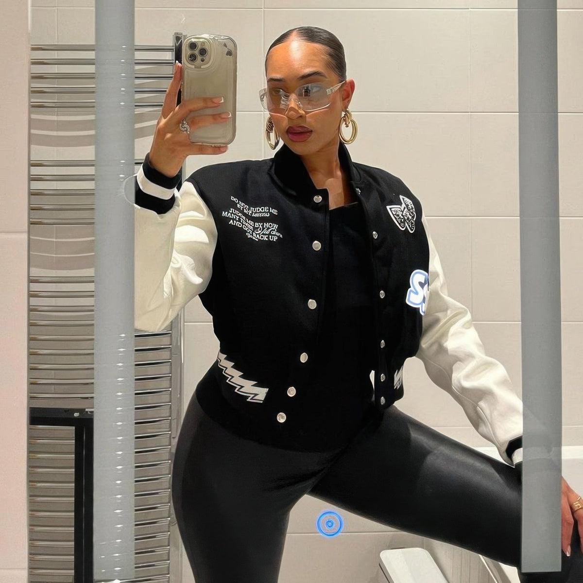 Varsity Patchwork Y2K Jacket