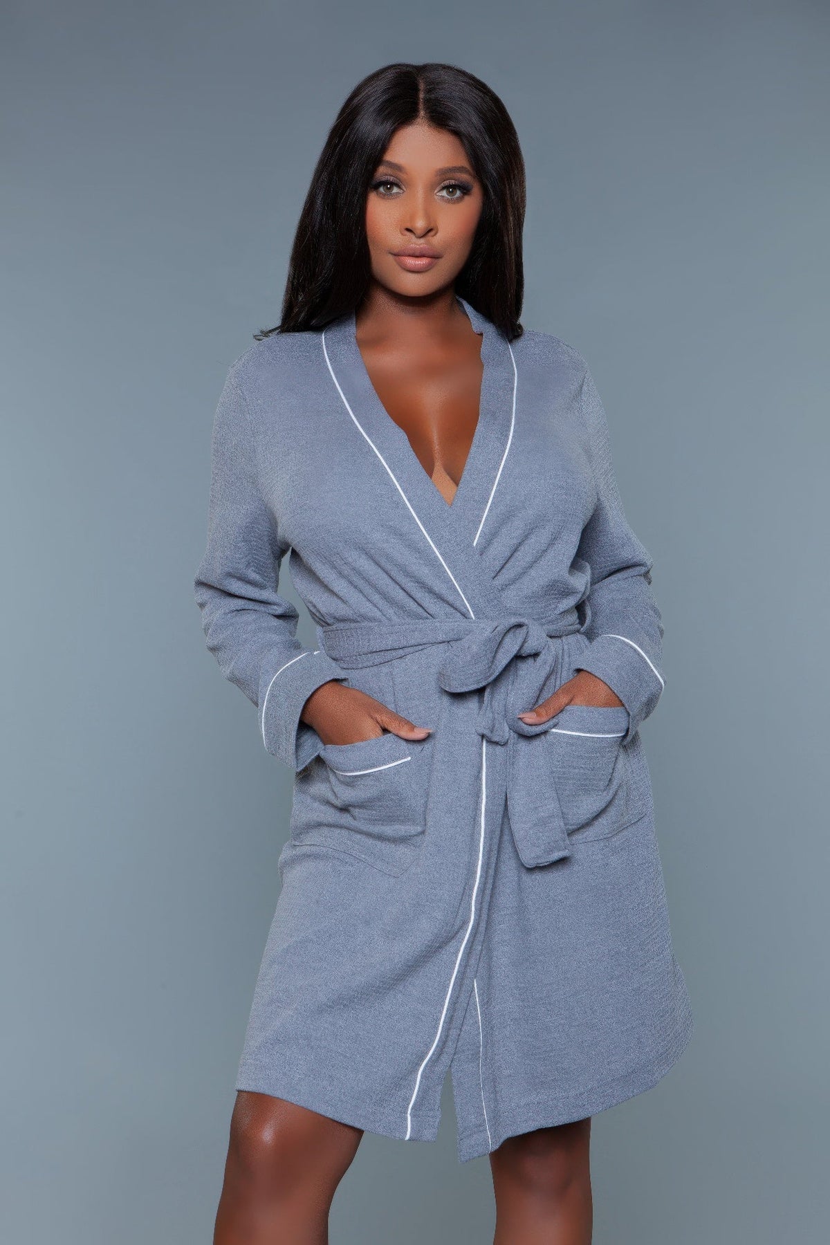 Waffle Robe Queen | Cozy Waffle Knit Loungewear Robe