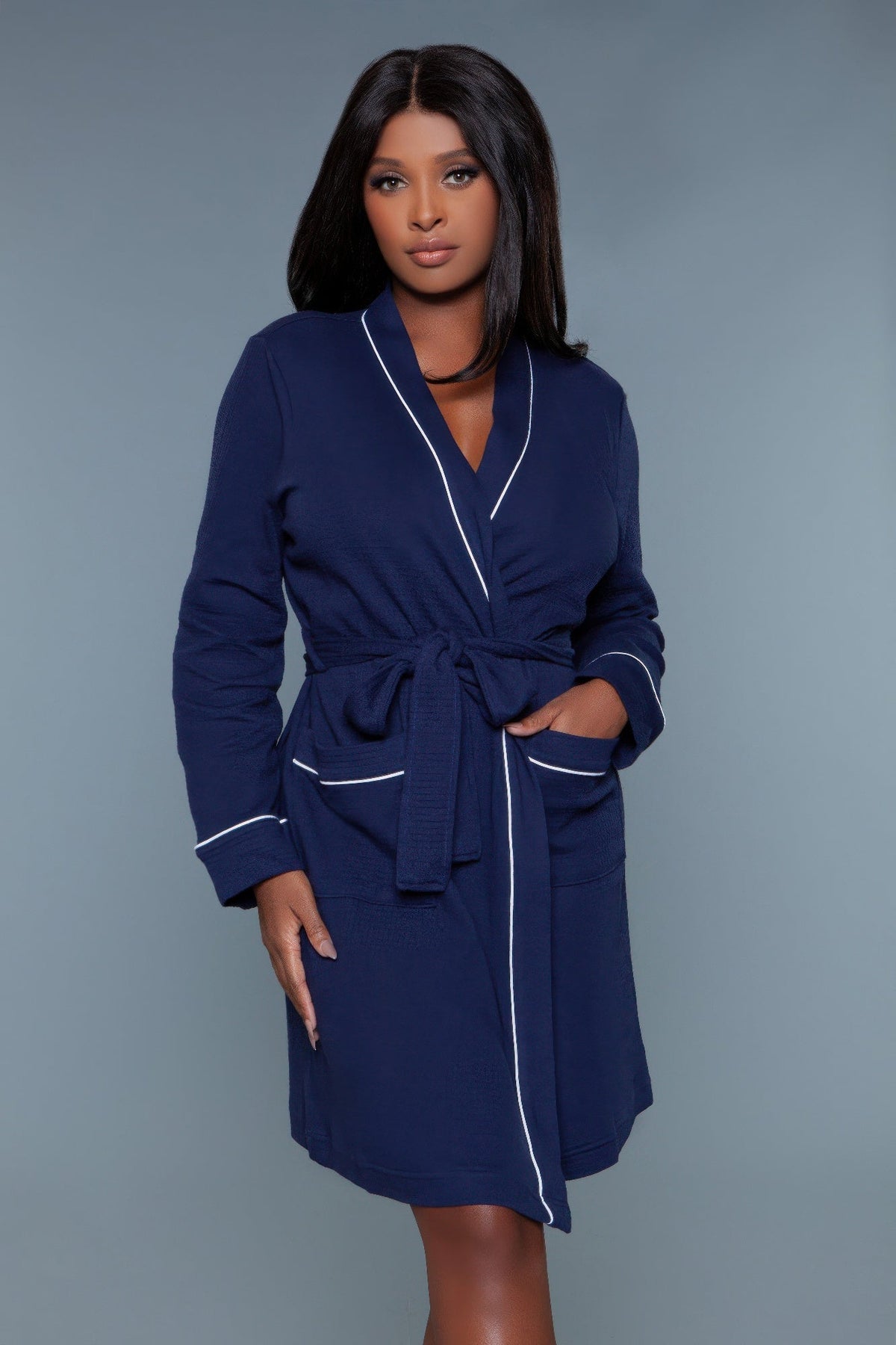 Waffle Robe Queen | Cozy Waffle Knit Loungewear Robe
