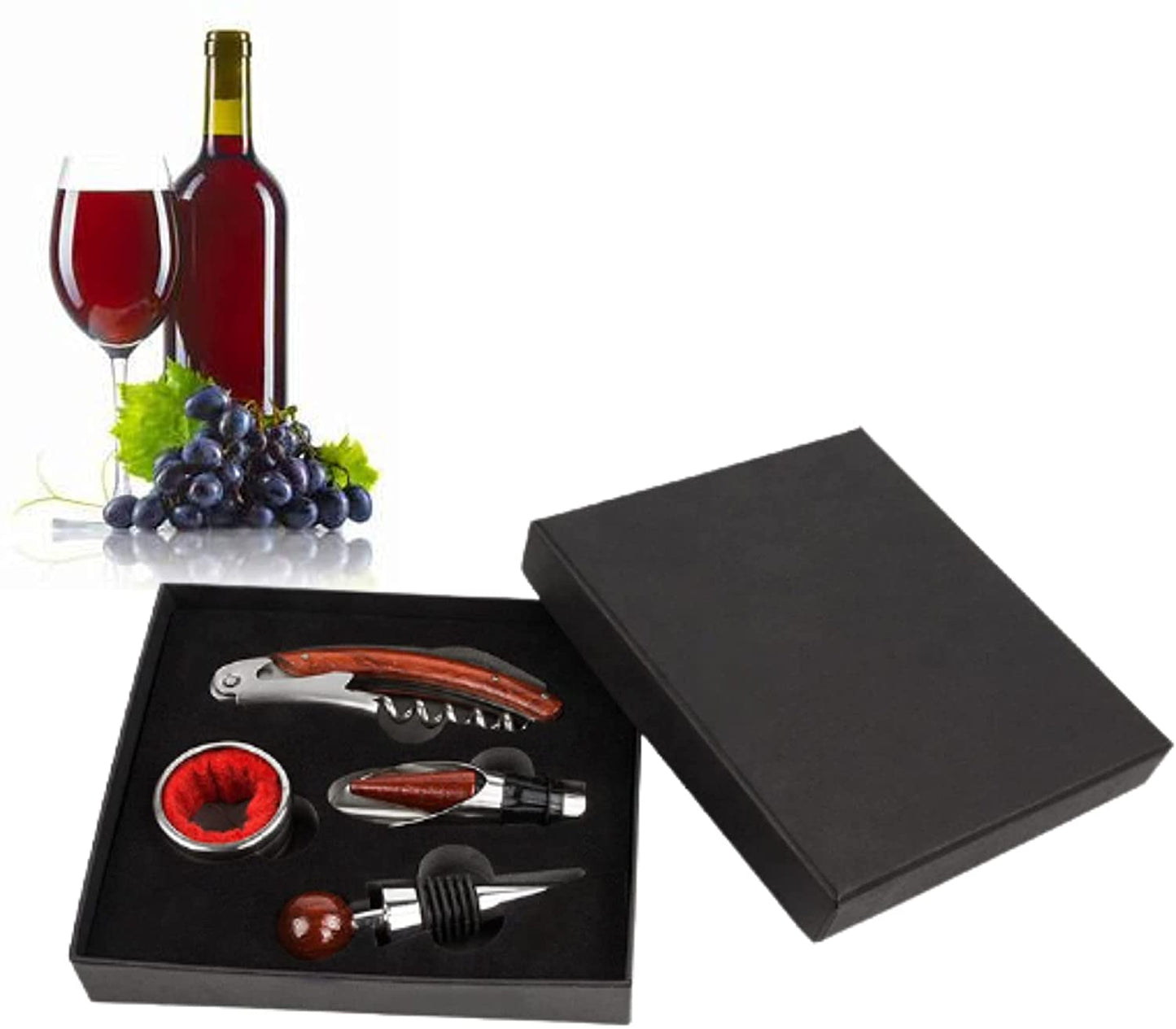 Wine Accessories Set Of 4 Pcs Bottle Opener